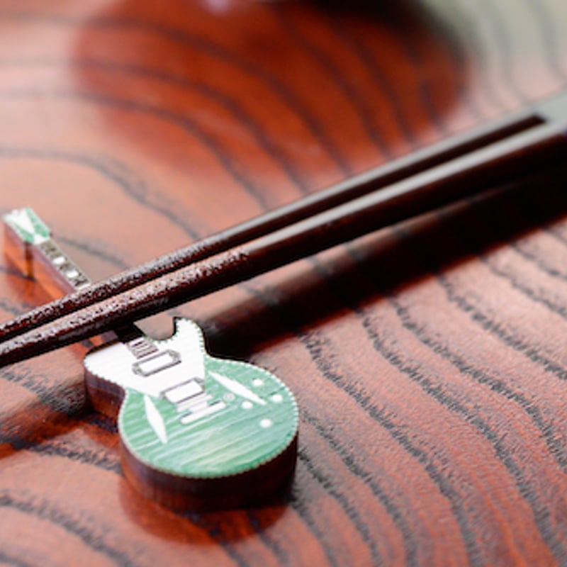 CGKギターラーメンお箸セット(漆塗) | CGK STORE