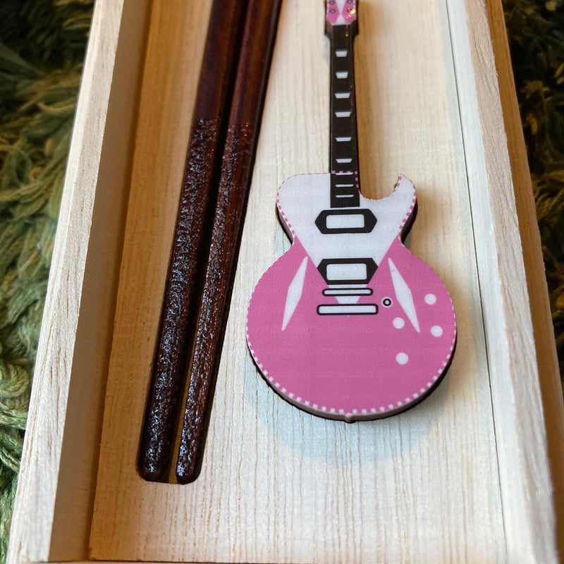 CGKギターラーメンお箸セット(漆塗) | CGK STORE