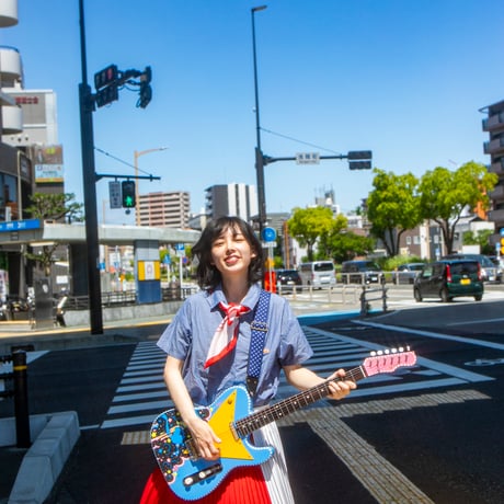 KDV3_BLUE_Painted Guitars by KrissyDiggs