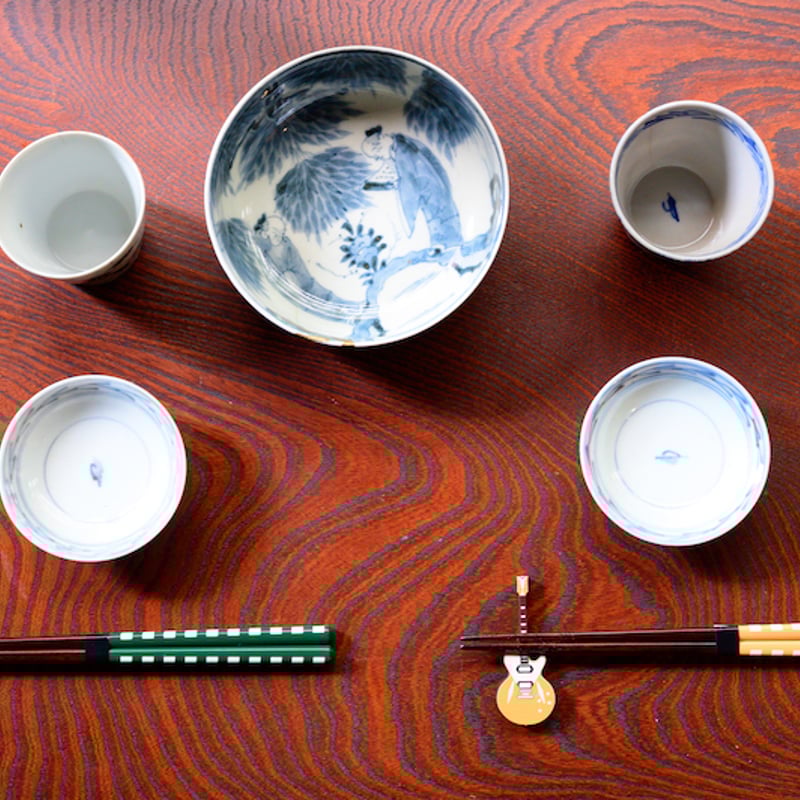 漆塗りお茶碗お皿箸セット CGKギターラーメンお箸セット(漆塗) | CGK STORE