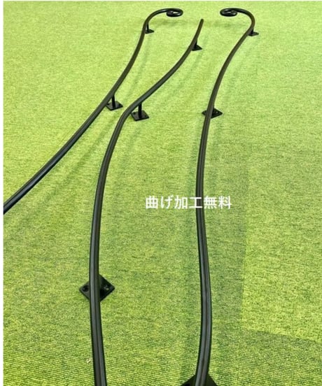【乙女デザイン アルミ製階段手すり ３本セット】