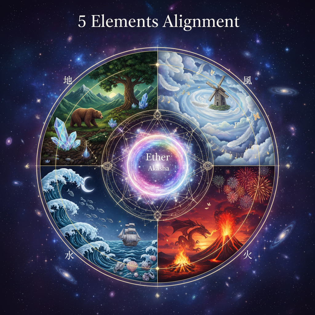 5 Elements Alignment（五大元素アライメント・アチューンメント） | Lum...