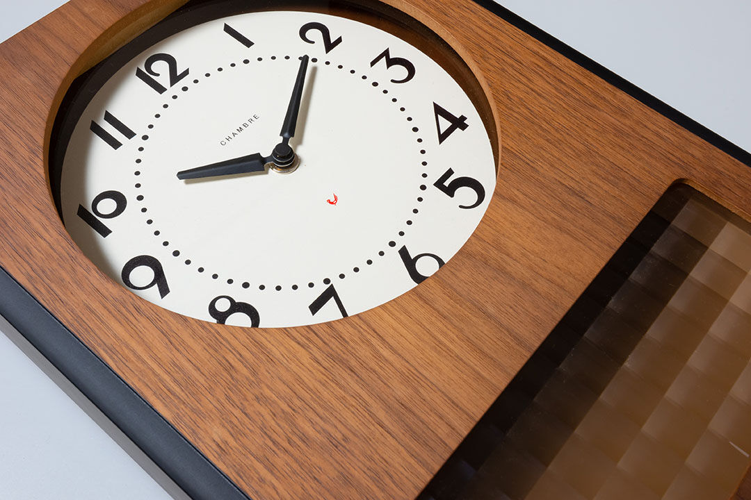 ✨ジャンク品✨Chambreの振り子時計　BC PENDULUM CLOCK CHAMBRE BC PENDULUM CLOCK WALNUT 日本製 振り子時計 昭和レト