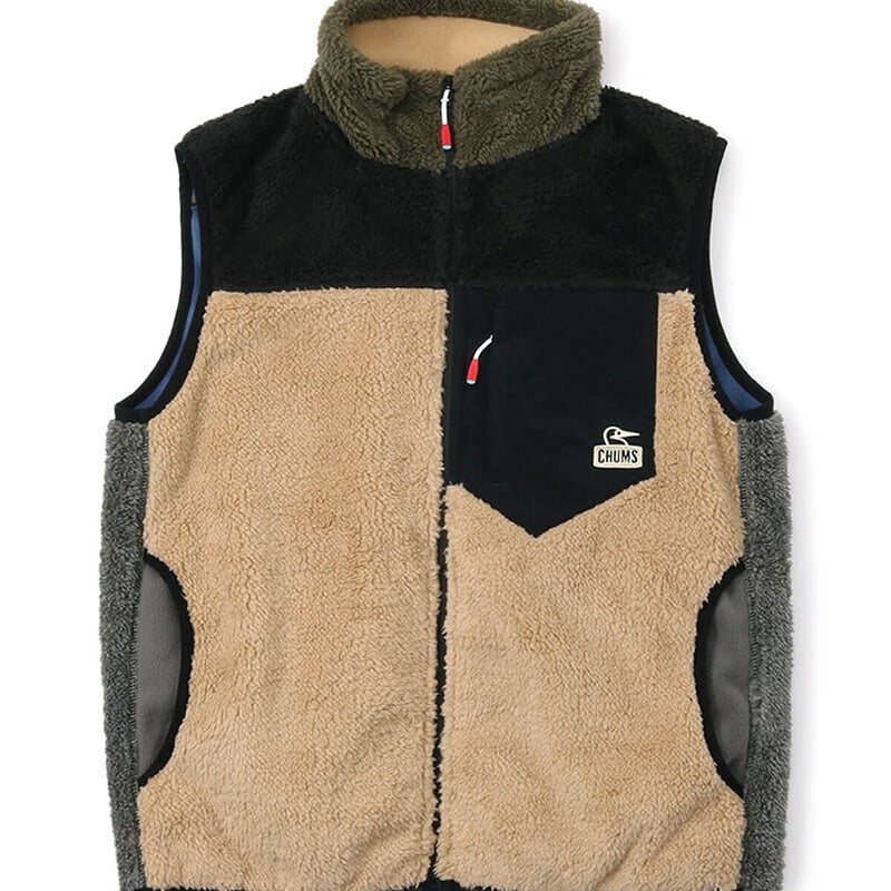 チャムスの冬の定番、抜群の暖かさを実現したBonding Fleece vest ...