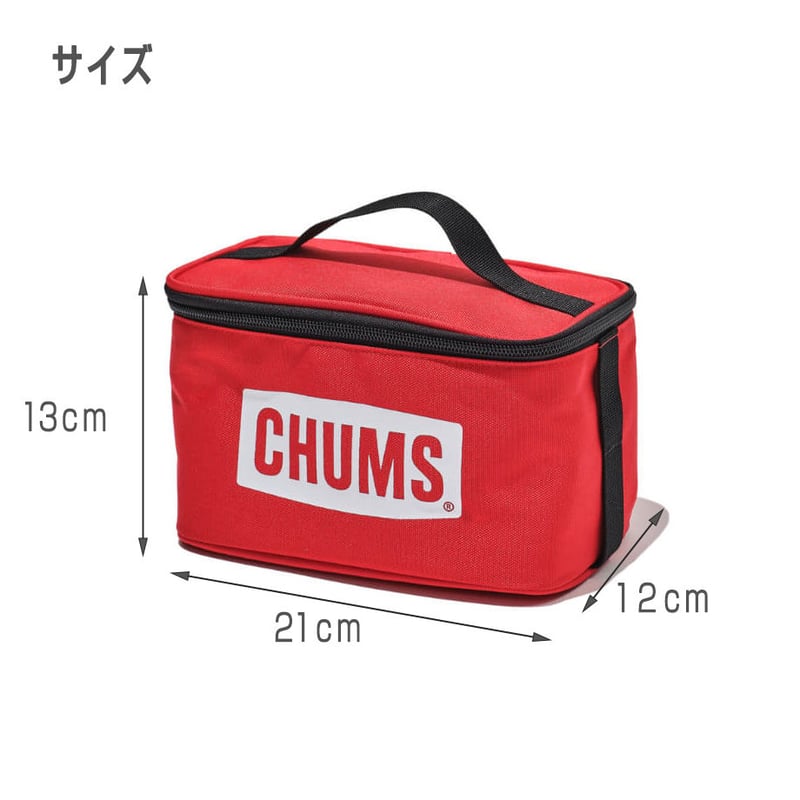 Chums] ー CHUMS Removable Case S・Red レッド チャムス