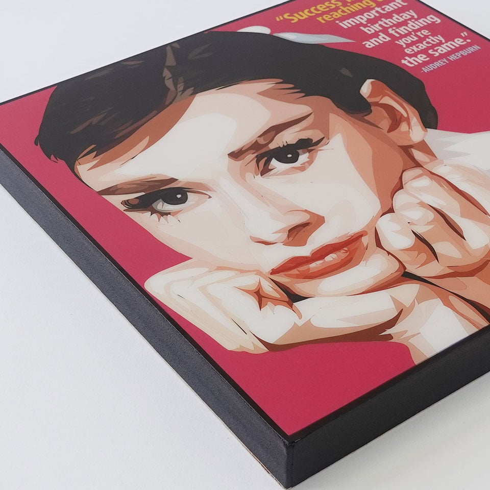 ポップアートフレーム オードリー・ヘプバーン Audrey Hepburn
