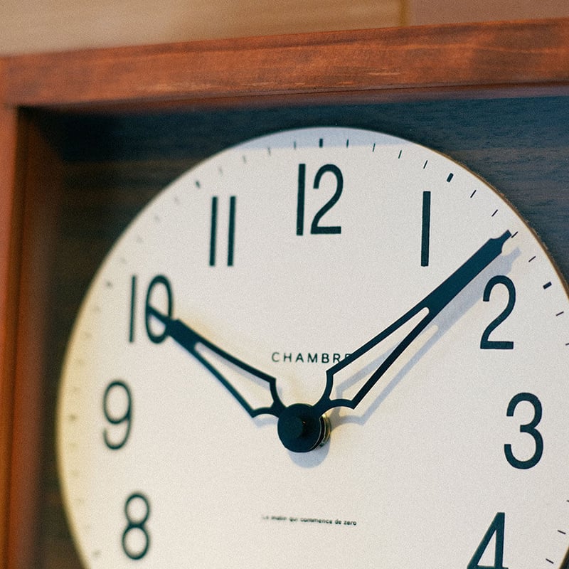 HINOKI PENDULUM CLOCK【CAFE BROWN】 日本製 振り子時計 掛時計