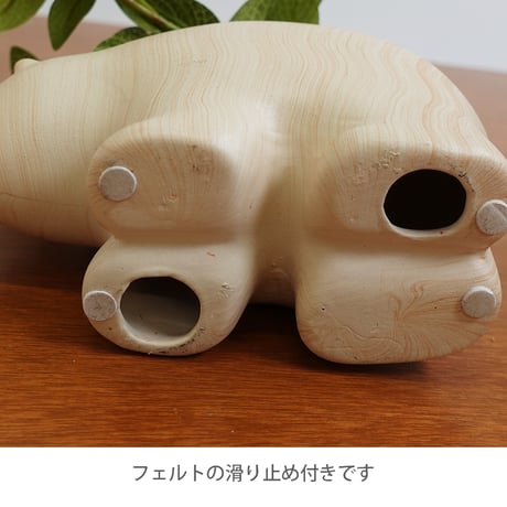 アニマルポット ベア インテリアグリーン フェイクグリーン 造花 消臭効果 抗菌効果 植物 枯れない