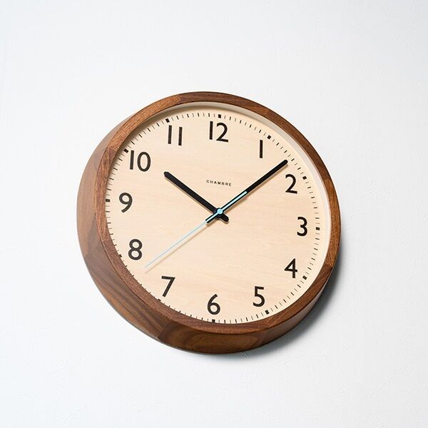 CHAMBRE DROP CLOCK 【ウォルナット】【電波時計】ドロップ