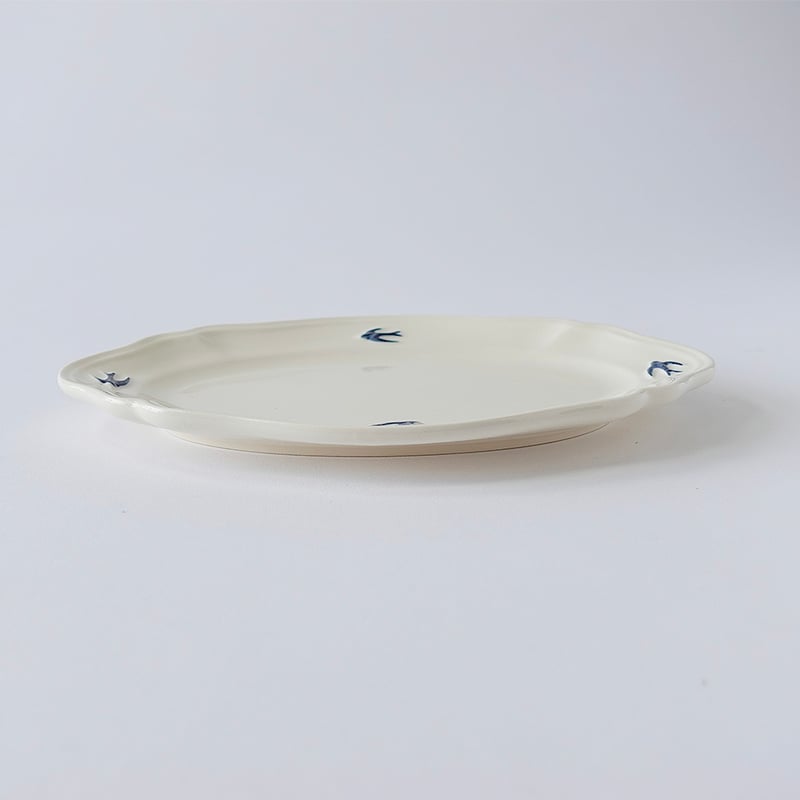 studio m' スタジオエム アーリーバード オーバルプレートL ツバメの