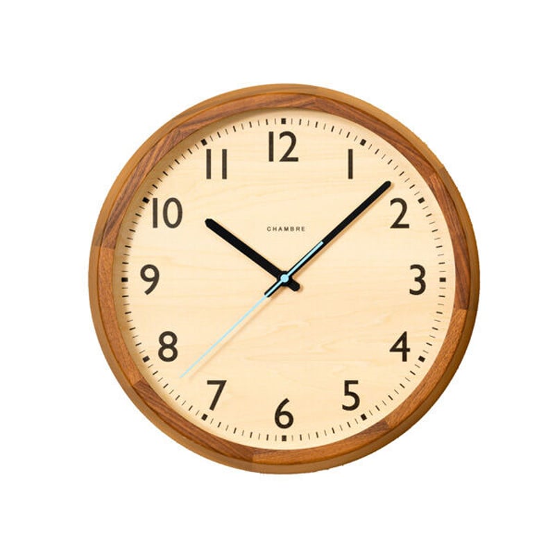 CHAMBRE DROP CLOCK 【ウォルナット】【電波時計】ドロップ