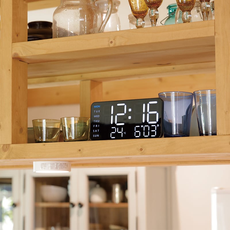 LED時計 LED CLOCK Cielo SLOWER 壁掛け 置き時計 おしゃれ インテリ