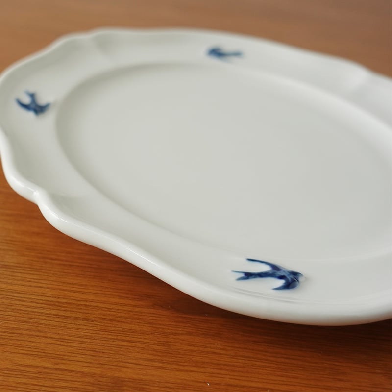 Sabino France サビノ オパルセント ツバメ プレート 直径12㎝ Sabino France サビノ オパルセント ツバメ プレート 直径12
