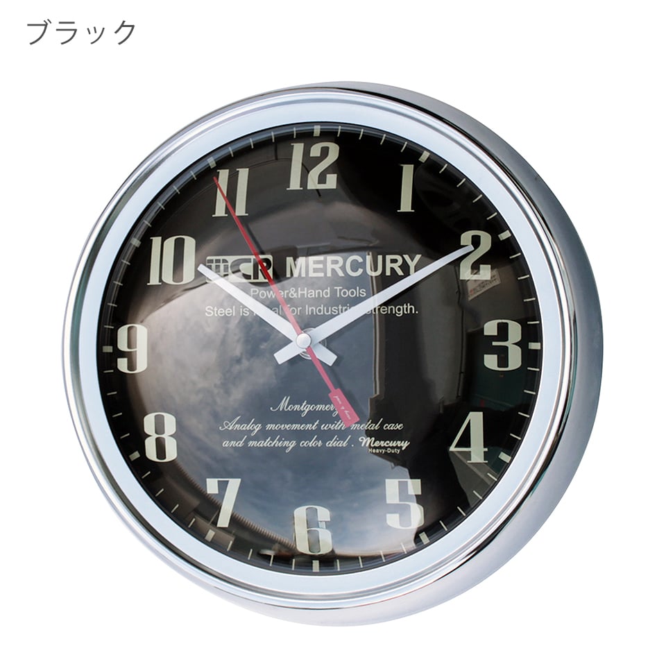 マーキュリー 壁掛け時計 mercury MONTGOMERY ウォールクロック