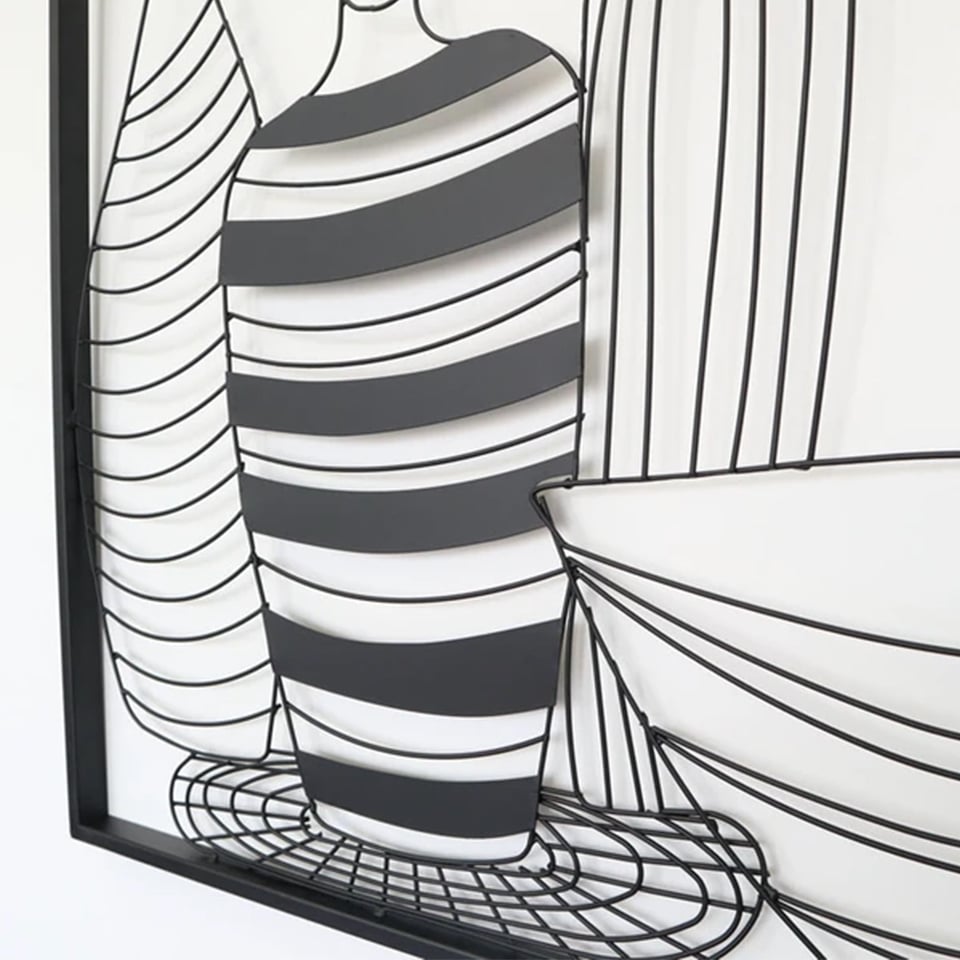 アイアンウォールアートパネル「花瓶」ウォールアート 壁飾り（864） アイアンウォールアートパネル「花瓶」ウォールアート 壁飾り