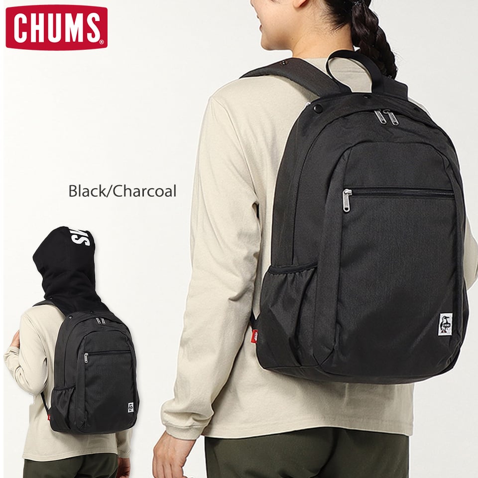 2024年秋冬CHUMS新作】フーデッドデイパックスウェットナイロン Hooded