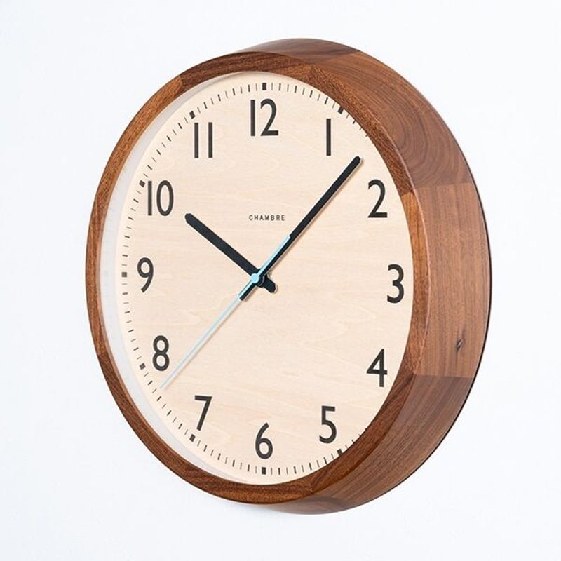 CHAMBRE DROP CLOCK 【ウォルナット】【電波時計】ドロップ