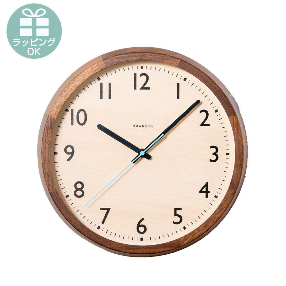 unico DROP CLOCK 電波時計　ウォールナット　ほぼ未使用☆ 電波時計 DROP CLOCK WALNUT | シャンブル【CHAMBRE】byインターゼロ