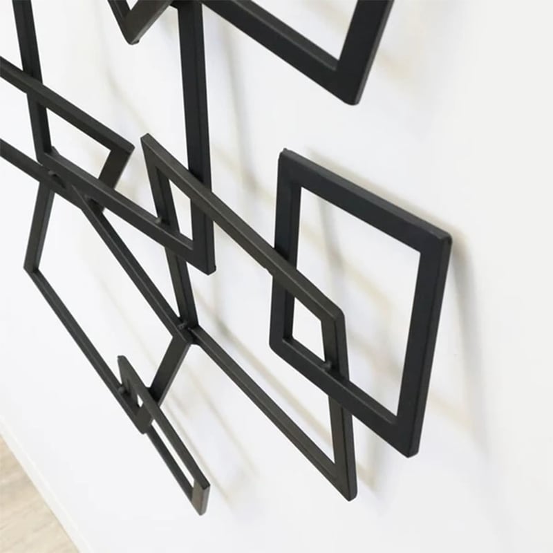 ウォールアート アートパネル アイアン 壁掛け 壁飾り ブラック