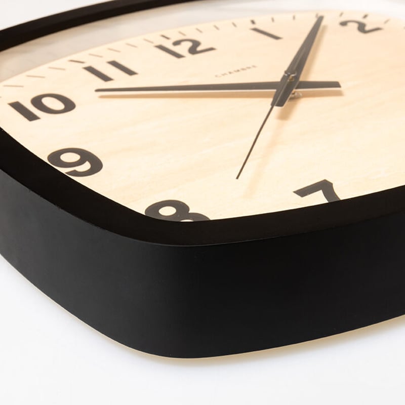 RAW CLOCK BLACK ロウ クロック 掛け時計 ブラック RAW CLOCK BLACK ロウ クロック 掛け時計 ブラック : バズ