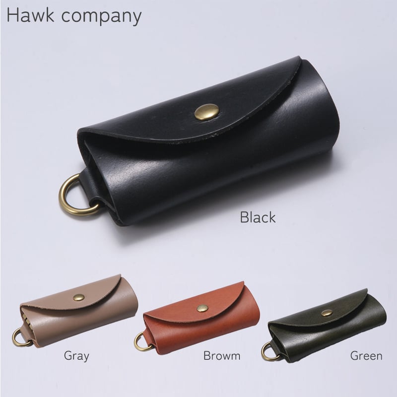 HAWK COMPANY ホークカンパニー レザーキーケース キーリング 本革 鍵