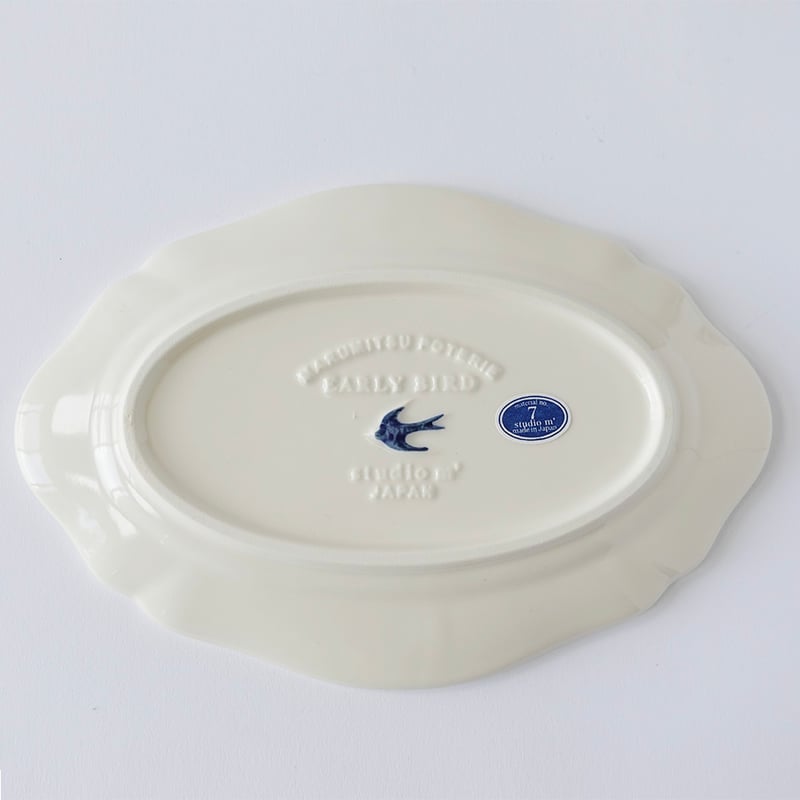 studio m' スタジオエム アーリーバード オーバルプレートL ツバメの
