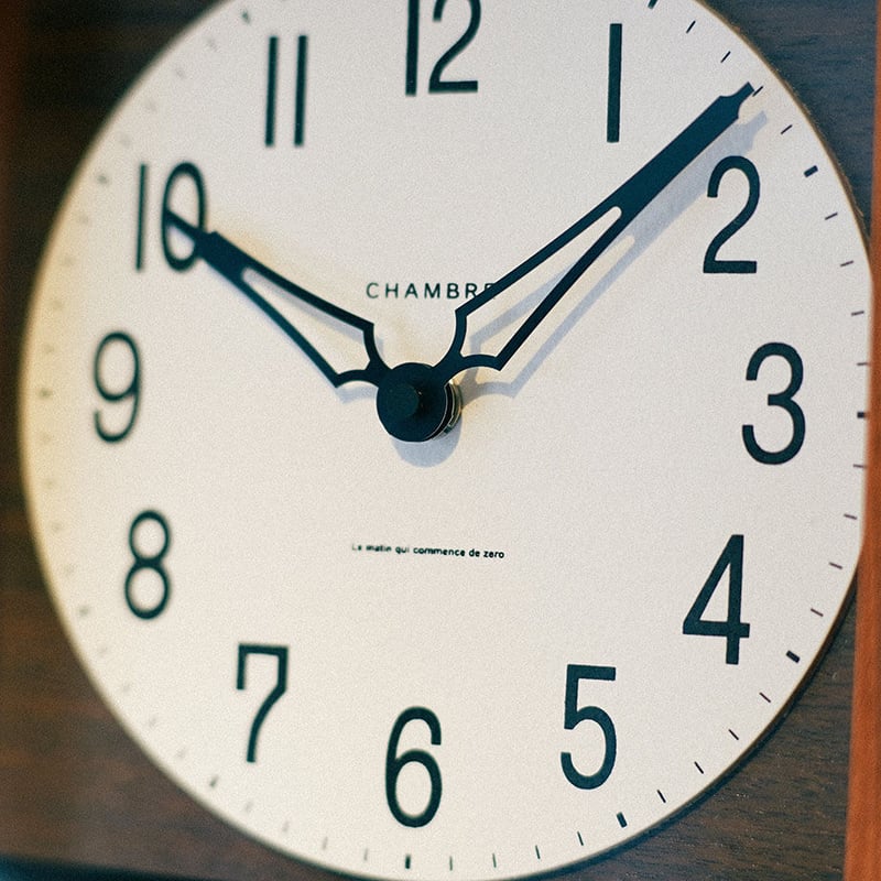 HINOKI PENDULUM CLOCK【CAFE BROWN】 日本製 振り子時計 掛時計