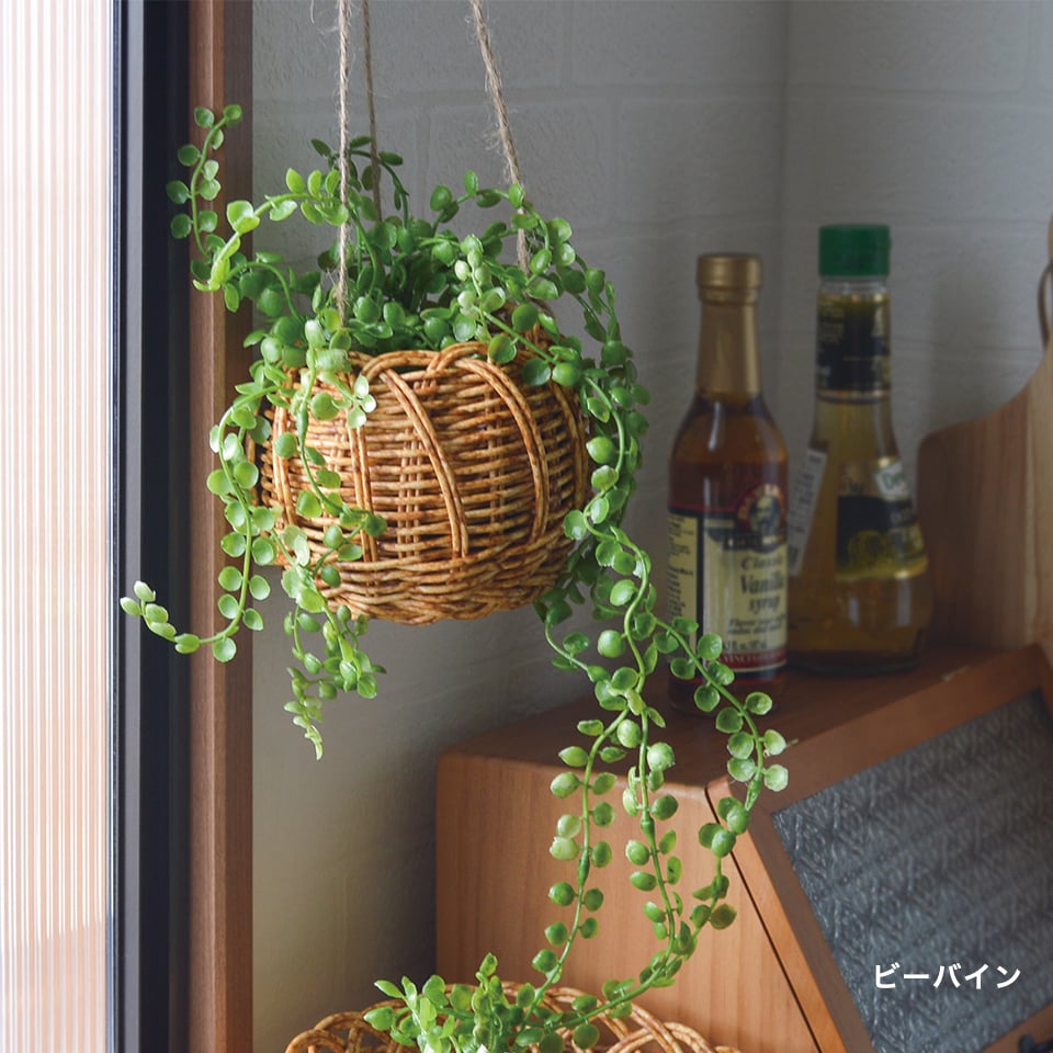ハンギングバスケット インテリアグリーン フェイクグリーン 造花 消臭