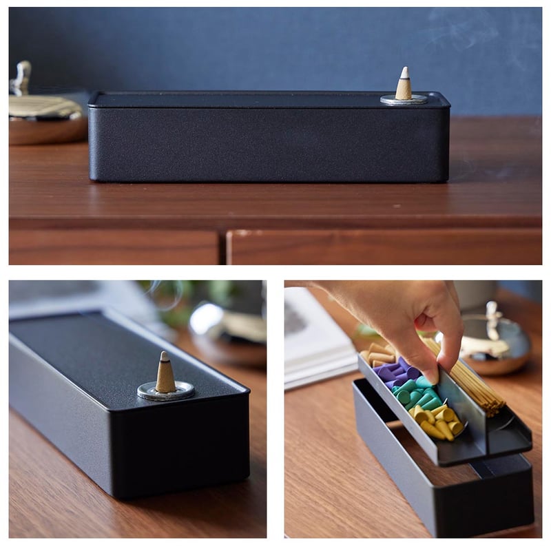 山崎実業 お香収納ケース タワー tower お香立て おしゃれ 北欧 横置き