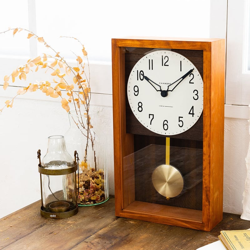 木製 アンティーク 振り子 置時計 Bauman swiss スイス製　時計 木製 アンティーク 振り子 置時計 Bauman swiss スイス製 時計