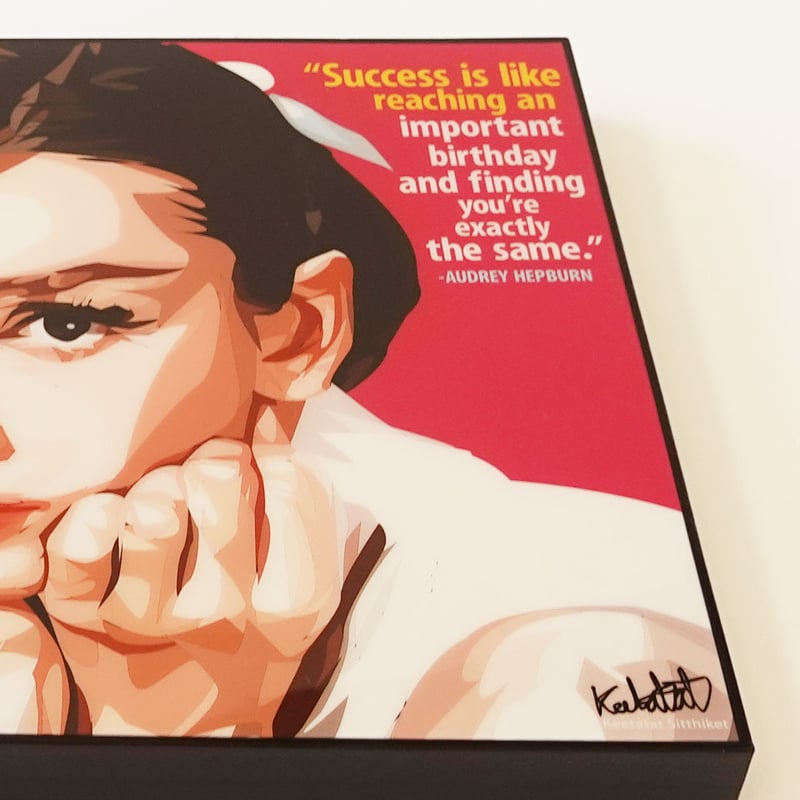 ポップアートフレーム オードリー・ヘプバーン Audrey Hepburn