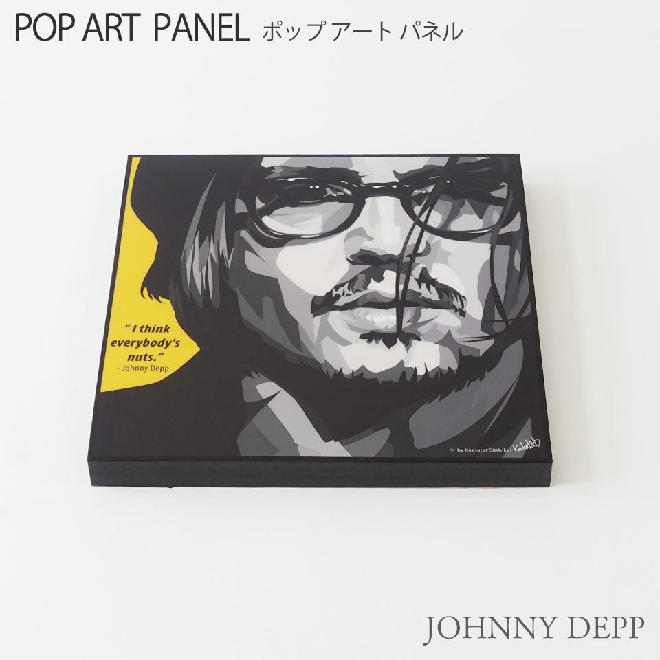 ポップアートフレーム ジョニー・デップ】Jhonny Depp フレーム ポップアートフレーム ジョニー・デップ】Jhonny Depp フレーム