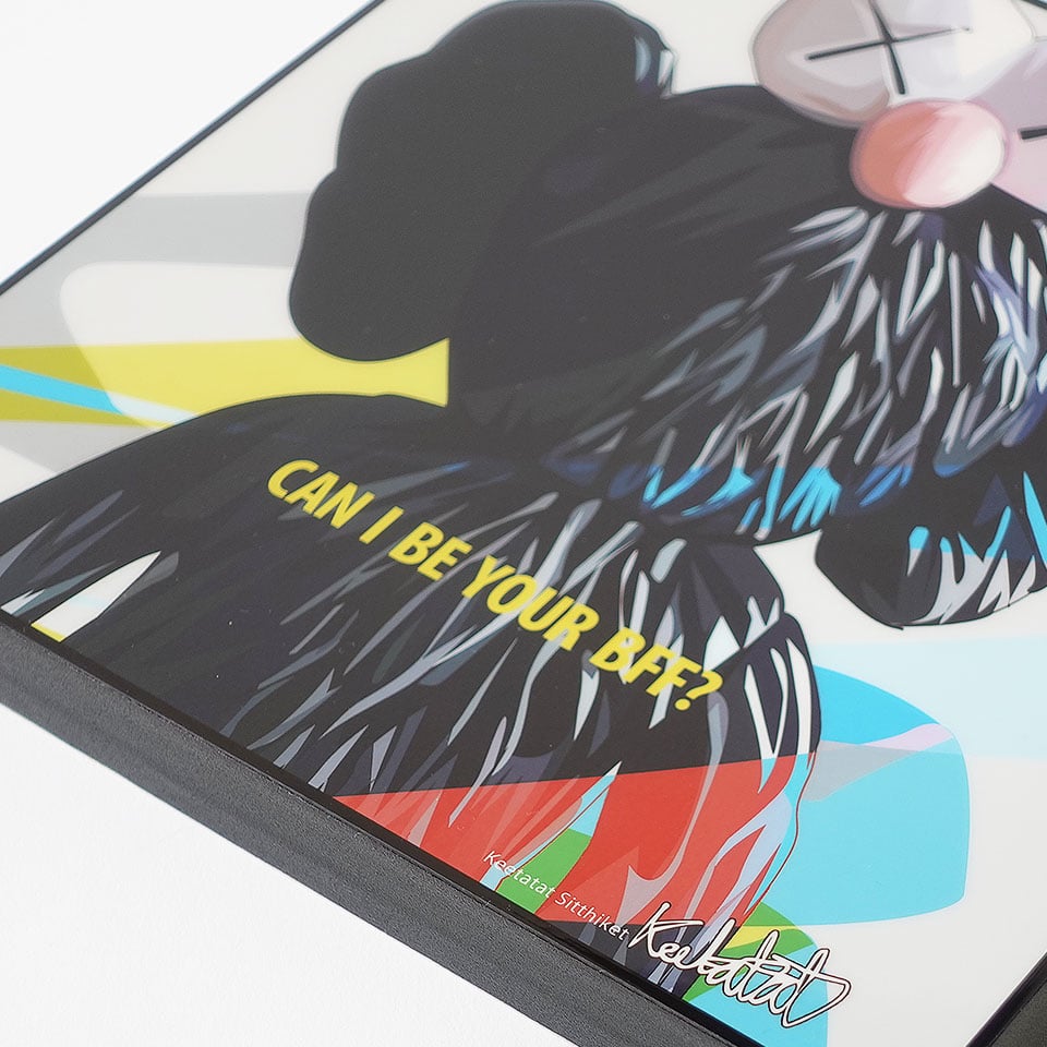 ポップアートフレーム KAWS/カウズ 】フレームポスター Flame ポップアートフレーム KAWS/カウズ 】フレームポスター Flame