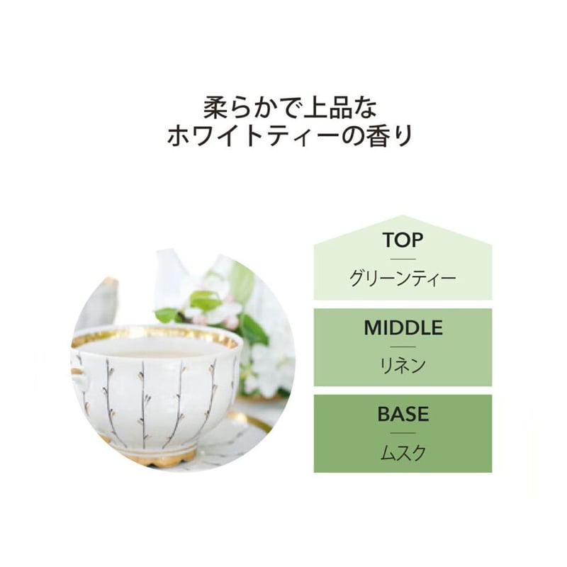 アシュレイ＆バーウッド ランプフレグランス ホワイトティー