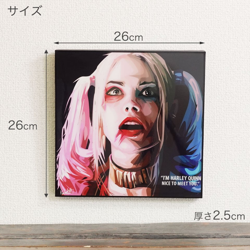 ハーレイ・クイン アートポスター フレーム付き お値下げ⭕️ original