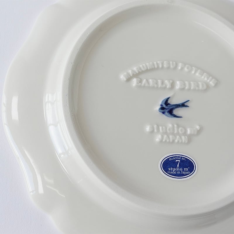 studio m' スタジオエム アーリーバード ラウンドプレートL ツバメの