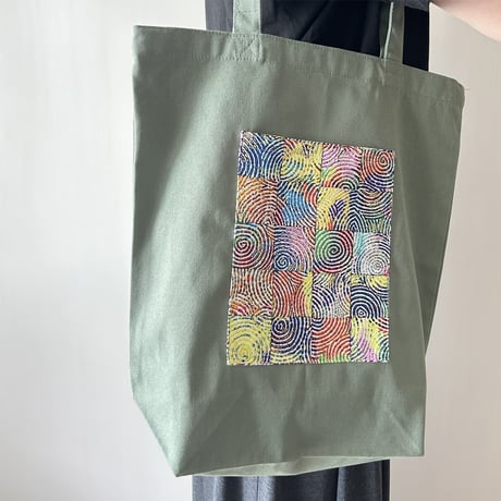 Cosmic Code Tote Bag（Khaki）