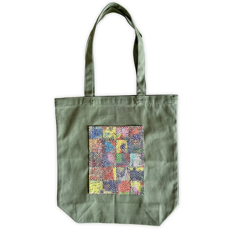 Cosmic Code Tote Bag（Khaki）