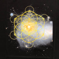 在庫3枚のみ！Tシャツ　メタトロン宇宙　サイズ Ｌ　黒　綿100%  3,900円→1,950円‼️