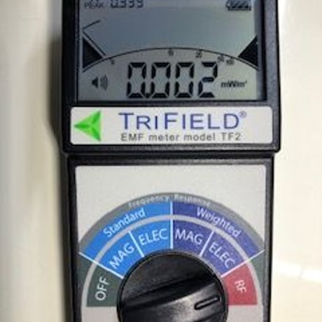 電磁波測定器TF2　　電磁波の電場・磁場・マイクロ波の計測33,000円　ご予約賜り中！