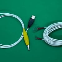 WEBストアー開店6周年記念セール５月11～13日の３日間！PCの電磁波を軽減🌟PC用USBアースコード1.5ｍ＋延長コード５ｍセット　2,000円→1,500円！🌟