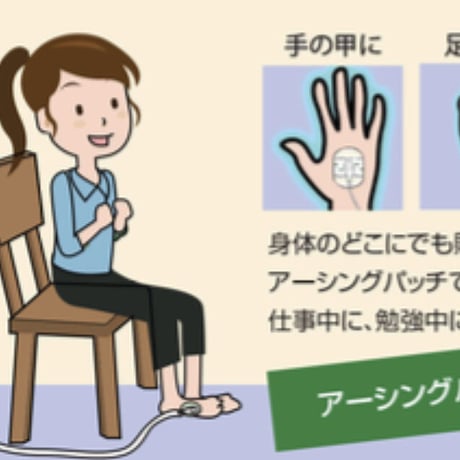 アーシングパッチレフィル　20枚付1,440円