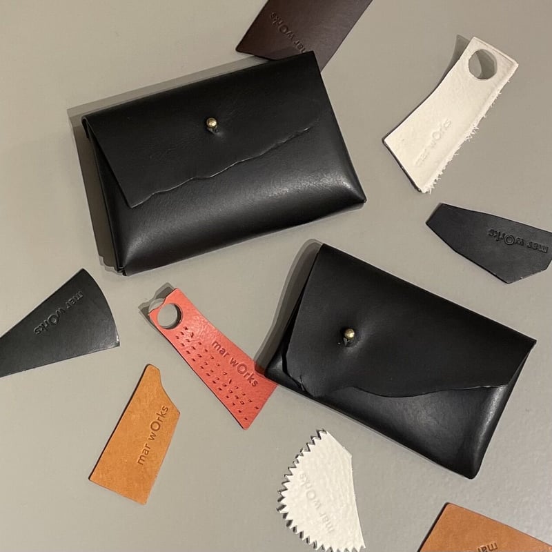 mar works ミニウォレット2P＜ブラック＞ | 758 Nana_Go_Hachi