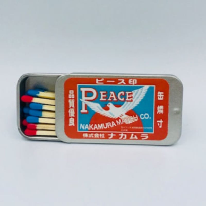 ポケット缶マッチ・ピース印 | 758 Nana_Go_Hachi