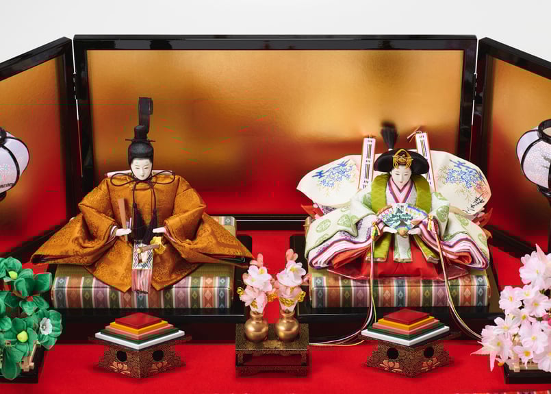 雛人形　親王飾り　黄櫨染 真多呂人形 | 雛人形,親王飾り 宝寿雛 黄櫨染 | 雛人形(ひな人形