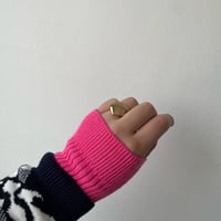 vintage heart gold ring