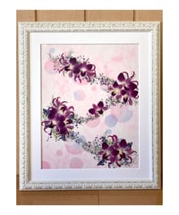 花 SAIKA 押し花アートボタニカルビオラ　M額 SAIKA ビオラ ボタニカル押し花アレンジM額 | 押し花 Shop