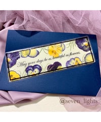 SAIKA ビオラ ボタニカル押し花アレンジM額 | 押し花 Shop