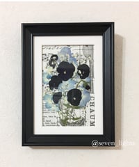SAIKA メッセージ入り押し花グリーンS額 | 押し花 Shop