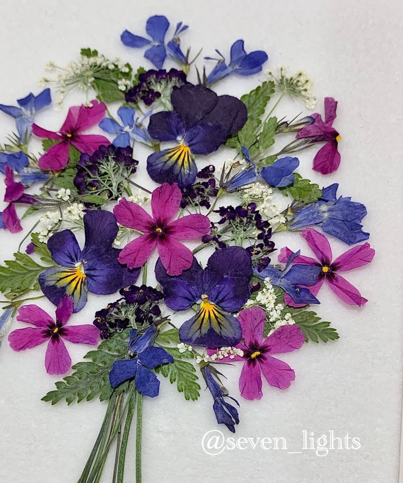 SAIKA 切花風押し花アレンジS額 | 押し花 Shop